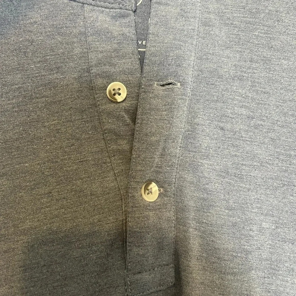 Free Fly Shirt Mens size Large Polo Blue Performance Bamboo Stretch Casual Golf - Picture 8 of 8